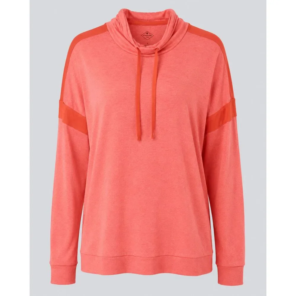 St John’s Bay Coral Cowl Neck Long Sleeve Pullover Top Women’s Large - Picture 4 of 4
